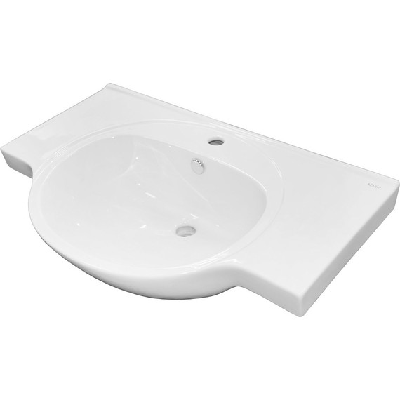 Тумба напольная с раковиной Loranto Ирис 80 см CS00093567 (раковина Teo 80) - 5 Тумба напольная с раковиной Loranto Ирис 80 см CS00093567 (раковина Teo 80) фото 5