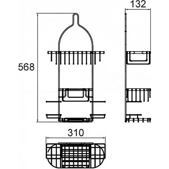 Полка Milardo 014W050M44 фото 4