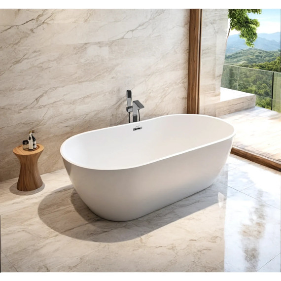 Ванна отдельностоящая CeruttiSpa 170x75 см SKYE170 CT10513 фото 