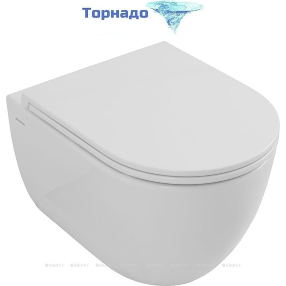 Унитаз подвесной безободковый Allen Brau Priority 4.31008.20 (система смыва Торнадо) фото 