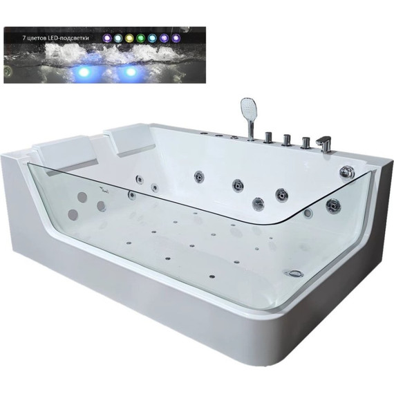 Ванна гидромассажная CeruttiSpa C-495L 170x120 см фото 3