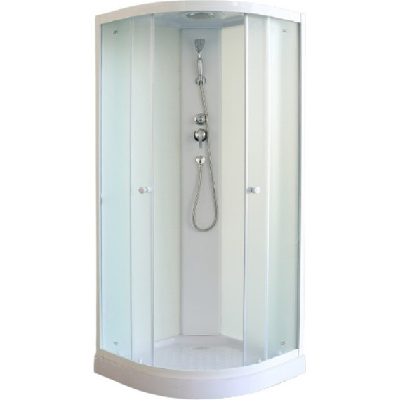 Душевая кабина Parly Bianco 90х90 см EB931, белый/матовое фото 2