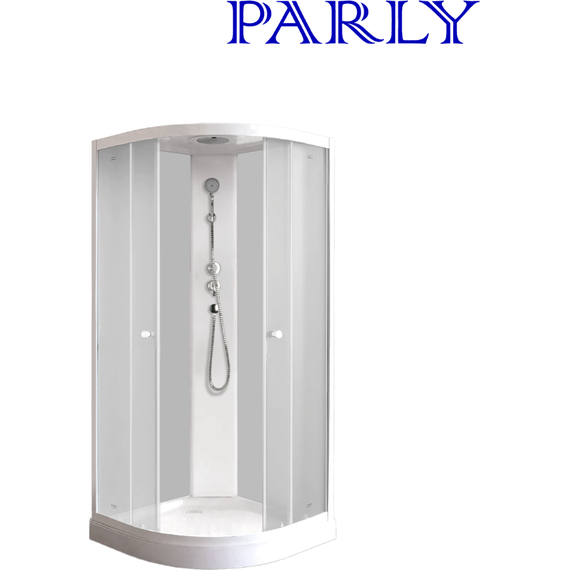 Душевая кабина Parly Effect 100х100 см EF1031, белый/матовое - 2 Душевая кабина Parly Effect 100х100 см EF1031, белый/матовое фото 2