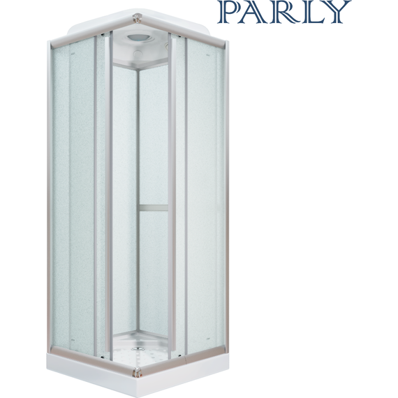 Душевая кабина Parly Frost 80х80 см FQ811, хром/матовое фото 4