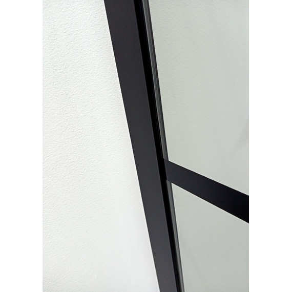 Душевая перегородка CeruttiSpa MUZA T80 80х195 см, чёрный/прозрачное фото 10