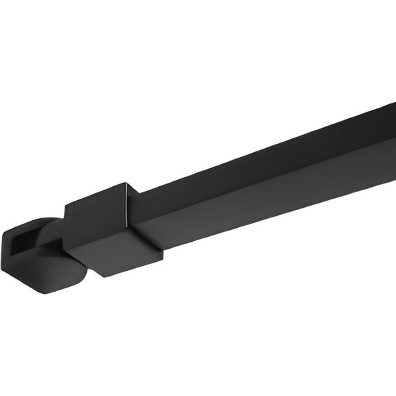 Душевая перегородка CeruttiSpa MUZA T80 80х195 см, чёрный/прозрачное фото 7