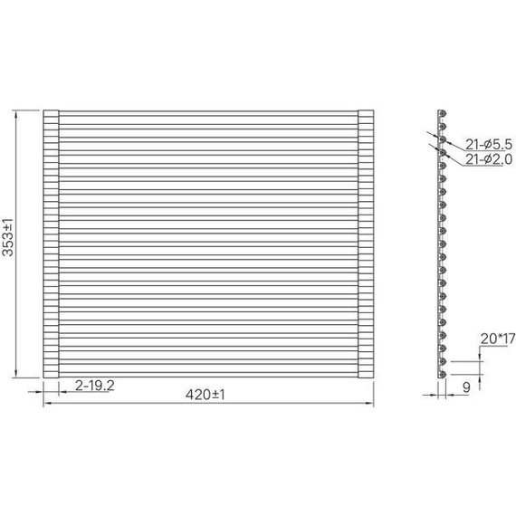 Ролл-мат для кухонной мойки Iddis Kitchen Line ROL35BLi59, чёрный фото 10