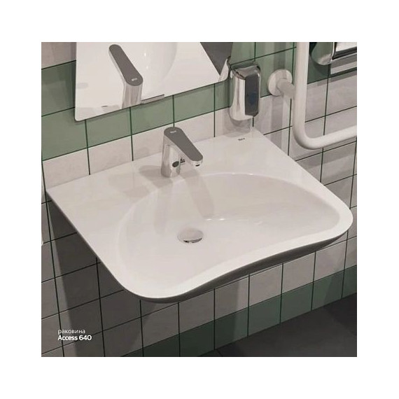 Раковина подвесная Roca Access больничная 64 см ZRU9307659 фото 4