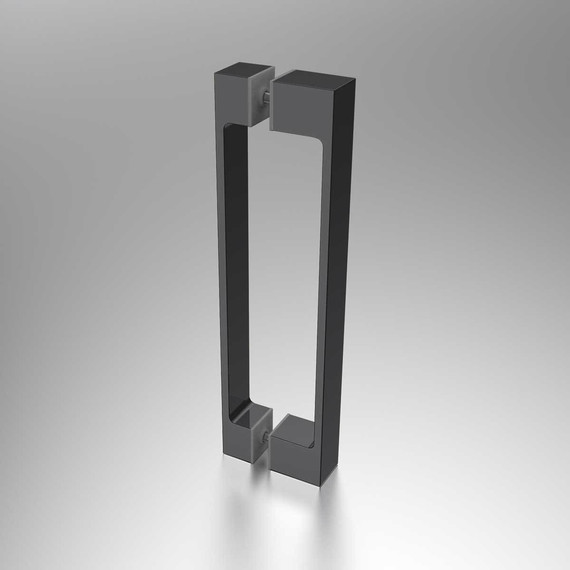 Душевая дверь Vincea Alpha 80 см VDP-3AL800CLGM, вороненая сталь/прозрачное фото 5