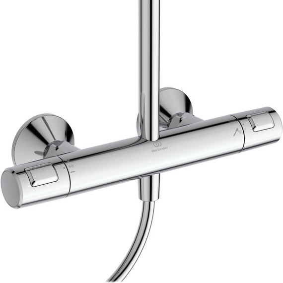 Душевая стойка с термостатом Ideal Standard Ceratherm T25 A7210AA - 2 Душевая стойка с термостатом Ideal Standard Ceratherm T25 A7210AA фото 2