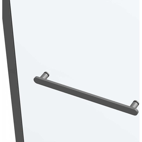 Душевая дверь Vincea Como Soft 110 см VDS-1CS110CLGM (стекло 8 мм) вороненая сталь/прозрачное фото 9