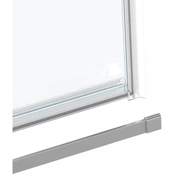 Душевая дверь Vincea Como Soft 120 см VDS-1CS120CL (стекло 8 мм) хром/прозрачное фото 10