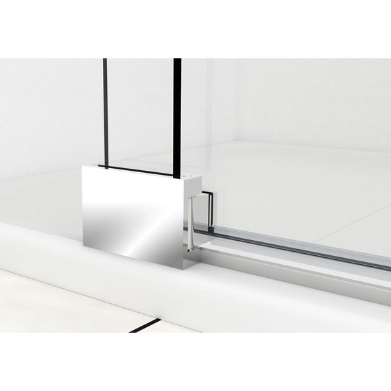 Душевая дверь Vincea Extra 120 см VDP-1E1112CL (стекло 8 мм) хром/прозрачное фото 2