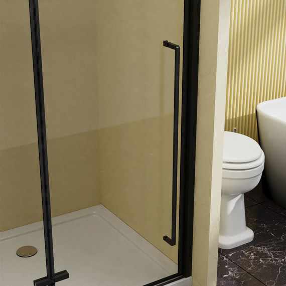 Душевая дверь Vincea Slim-N 90 см VDPH-5SN900CLB, чёрный/прозрачное фото 3