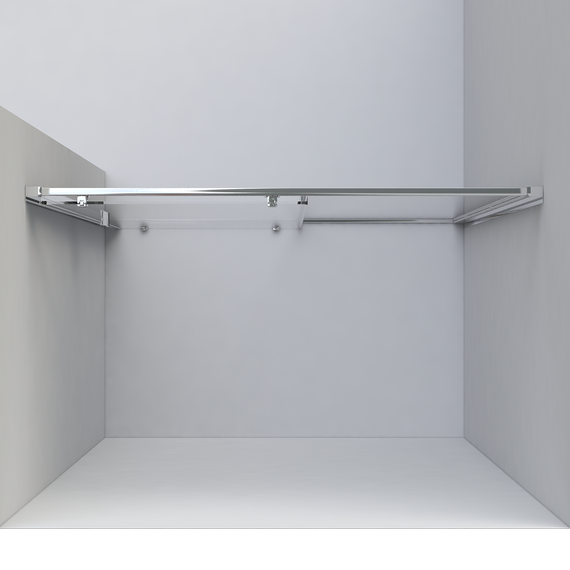 Душевая дверь Vincea Garda 130 см VDS-1G130CLGM, вороненая сталь/прозрачное фото 3