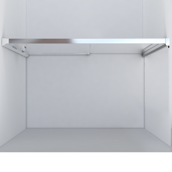 Душевая дверь Vincea Lugano 120 см VDS-1L120CLGM-1 (стекло 8 мм) вороненая сталь/прозрачное фото 4