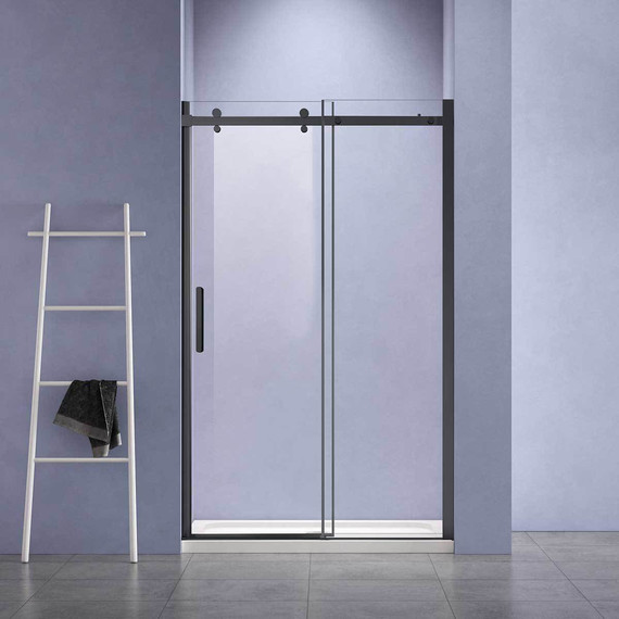 Душевая дверь Vincea Como-N 130 см VDS-4CN130CLB (стекло 8 мм) чёрный/прозрачное фото 2