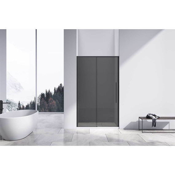 Душевая дверь Vincea Slim-N 120 см VDS-4SN120CGB, чёрный/тонированное фото 2