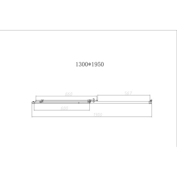 Душевая дверь Vincea Slim-N 130 см VDS-4SN130CGB, чёрный/тонированное фото 4
