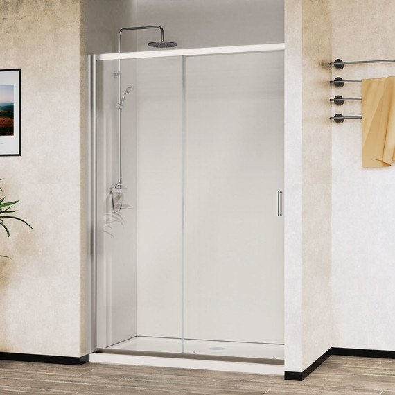 Душевая дверь Vincea City 140 см VDS-5CT140CL, хром/прозрачное фото 2