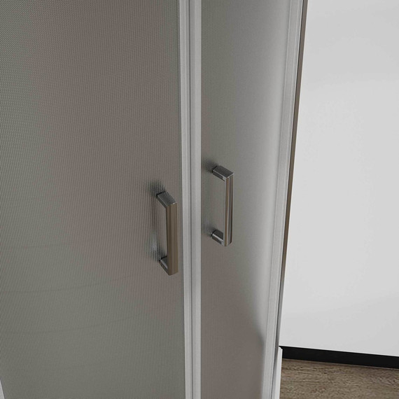 Душевое ограждение Vincea City 80x80 см VSQ-5CT800MT, хром/матовое фото 2