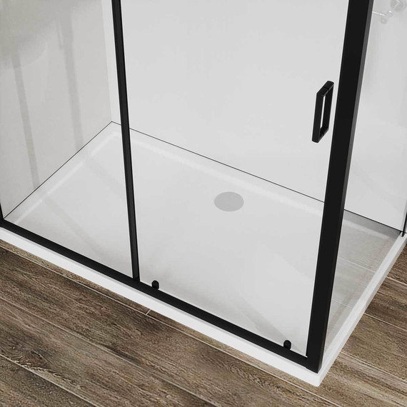 Душевое ограждение Vincea City 110x90 см VSR-5CT9011CLB, хром/прозрачное фото 2