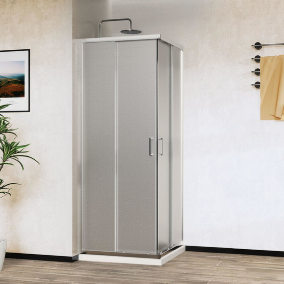 Душевое ограждение Vincea City 100x90 см VSS-5CT9010MT, хром/матовое фото 2