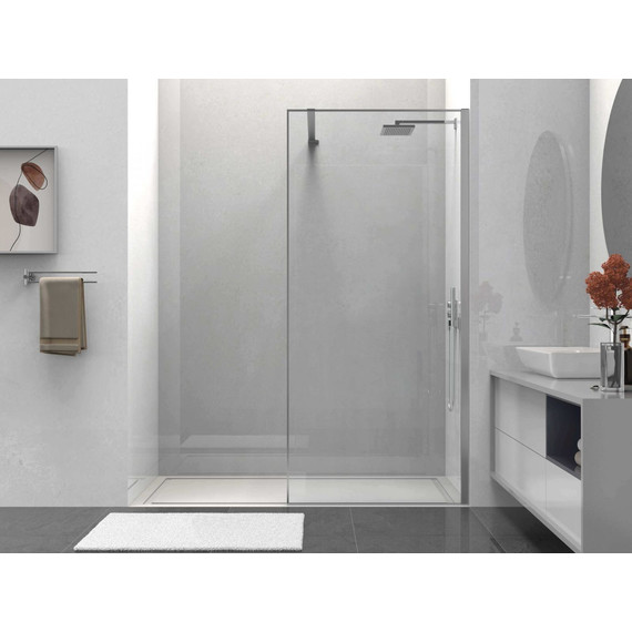 Душевая перегородка Vincea Walk in HS 100 см VSW-1HS100CL (стекло 8 мм) с кронштейном в комплекте, хром/прозрачное фото 2