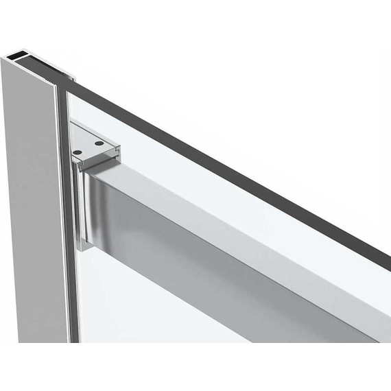 Душевое ограждение Vincea Como Soft 110x80 см VSR-1CS8011CL (стекло 8 мм) хром/прозрачное фото 3