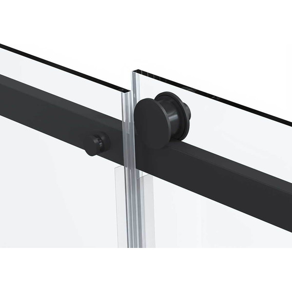 Душевое ограждение Vincea Como Soft 150x90 см VSR-1CS9015CLB (стекло 8 мм) чёрный/прозрачное фото 6