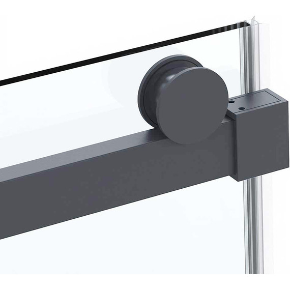 Душевое ограждение Vincea Como Soft 130x100 см VSR-1CS1013CLGM (стекло 8 мм) вороненая сталь/прозрачное фото 7