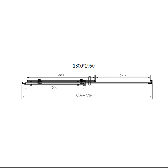 Душевое ограждение Vincea Como-N 130x90 см VSR-4CN9013CL (стекло 8 мм) хром/прозрачное фото 7