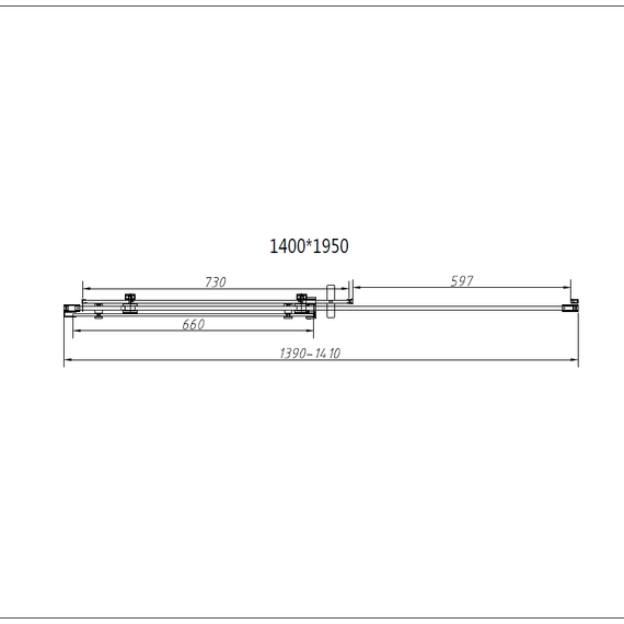 Душевое ограждение Vincea Como-N 140x90 см VSR-4CN9014CLB (стекло 8 мм) чёрный/прозрачное - 8 Душевое ограждение Vincea Como-N 140x90 см VSR-4CN9014CLB (стекло 8 мм) чёрный/прозрачное фото 8