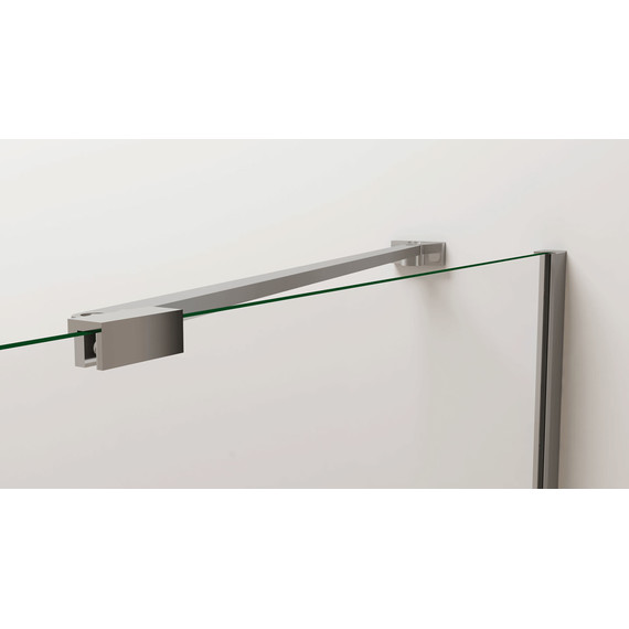 Душевое ограждение Vincea Extra 120x90 см VSR-1E111290CLGM (стекло 8 мм) вороненая сталь/прозрачное фото 3