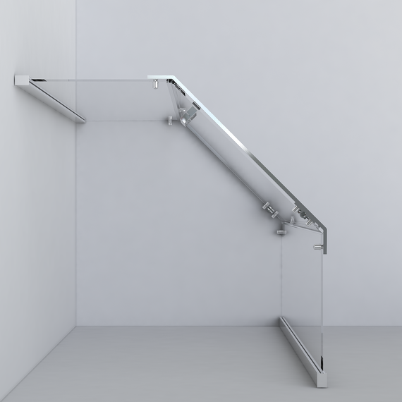 Душевое ограждение Vincea Stresa 90x90 см VSP-1S900CLGM, вороненая сталь/прозрачное - 5 Душевое ограждение Vincea Stresa 90x90 см VSP-1S900CLGM, вороненая сталь/прозрачное фото 5