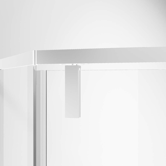 Душевое ограждение Vincea Slim-N 90x90 см VSP-4SN900CL, хром/прозрачное фото 3