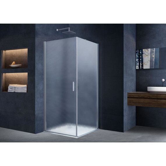 Душевое ограждение Vincea Alpha 95x90 см VSR-3ALP9095MT, хром/матовое фото 2