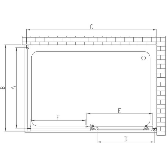 Душевое ограждение Vincea Alpha 150x90 см VSR-3AL9015CLG, брашированное золото/прозрачное фото 4