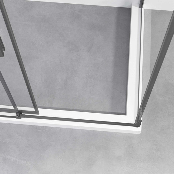 Душевое ограждение Vincea Slim-N 100x80 см VSS-4SN8010CLGM (стекло 8 мм) хром/прозрачное фото 4