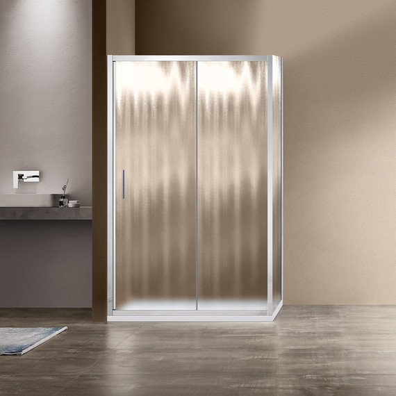Душевое ограждение Vincea Garda 120x100 см VSR-1G1012CH, хром/матовое фото 