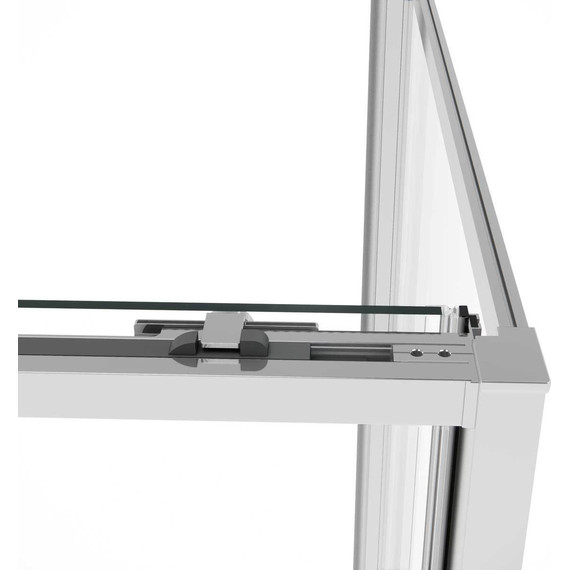 Душевое ограждение Vincea Slim Soft 150x100 см VSR-1SS1015CL, хром/прозрачное фото 3