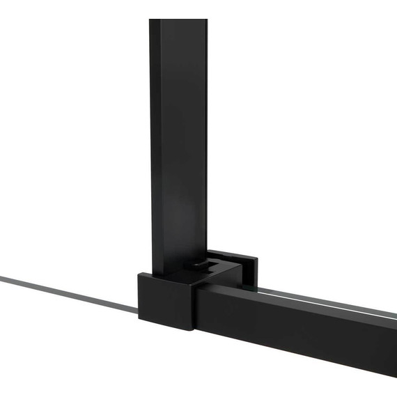 Душевое ограждение Vincea Slim Soft 130x80 см VSR-1SS8013CLB, чёрный/прозрачное фото 9