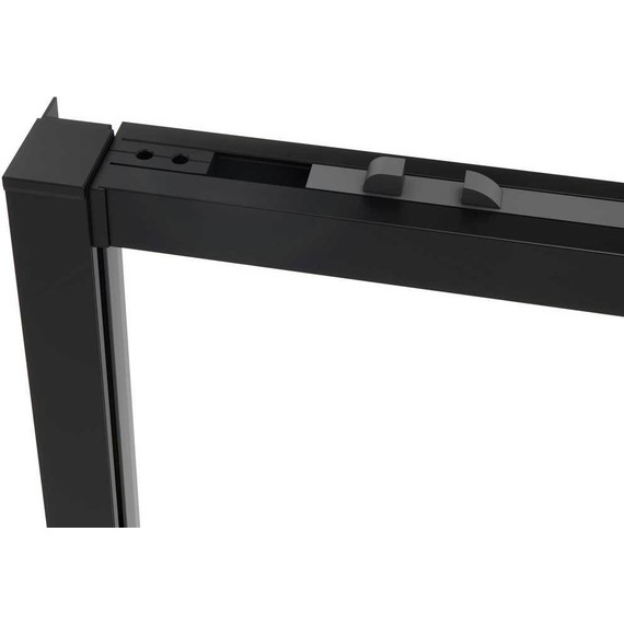 Душевое ограждение Vincea Slim Soft 120x90 см VSR-1SS9012CGB, чёрный/тонированное фото 5