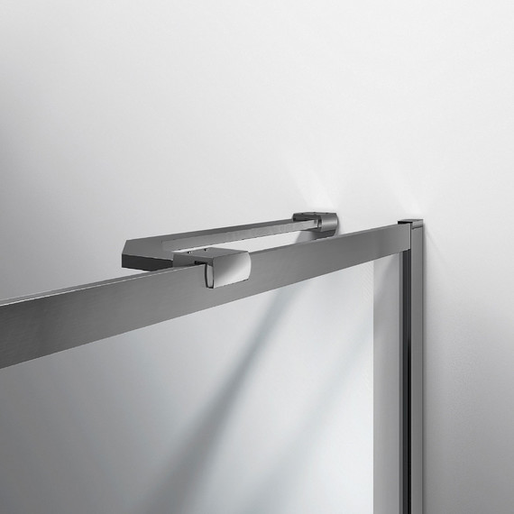 Шторка для ванны Vincea 70 см VSB-41700CLGM, чёрный/прозрачное фото 2