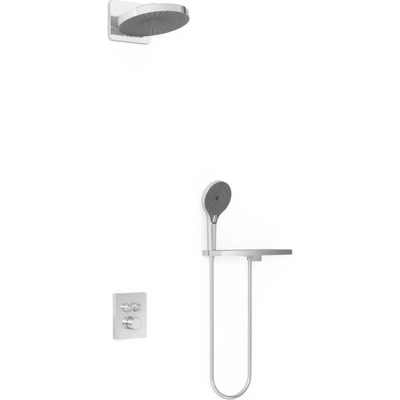 Душевая система для душа с термостатом Vincea Inspire VSFW-3I21MT1RCH фото 2
