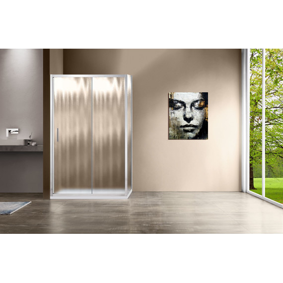 Душевое ограждение Vincea Garda 160x100 см VSR-1G1016CH, хром/матовое фото 2