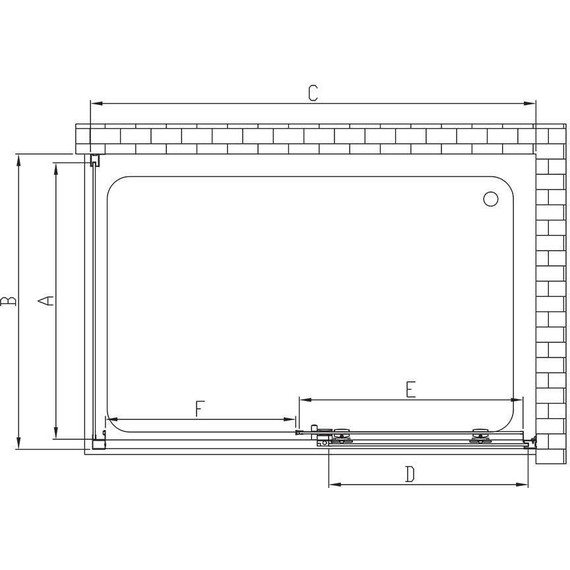 Душевое ограждение Vincea Soft 140x80 см VSR-3SO8014CLGM, вороненая сталь/прозрачное фото 4