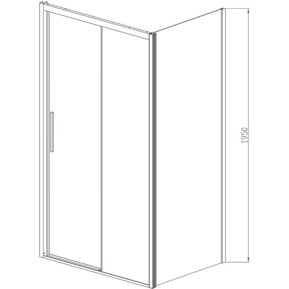 Душевое ограждение Vincea Soft 130x80 см VSR-3SO8013CLGM, вороненая сталь/прозрачное фото 3