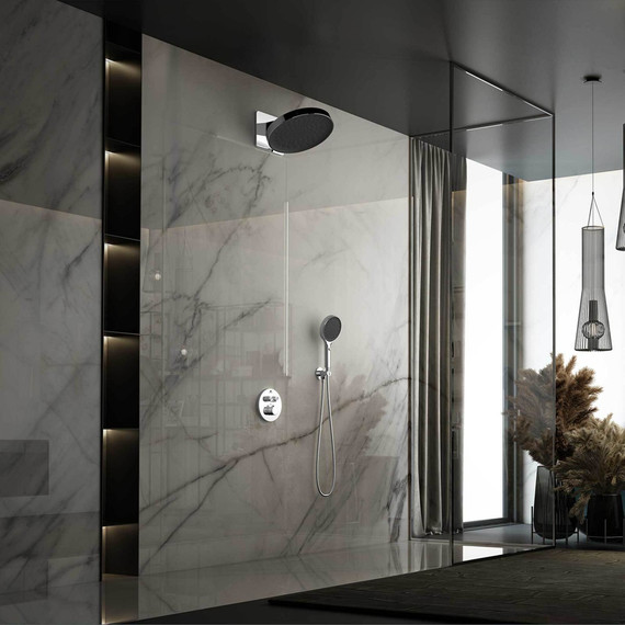 Душевая система для душа с термостатом Vincea Inspire VSFW-3I22MT3CH фото 2