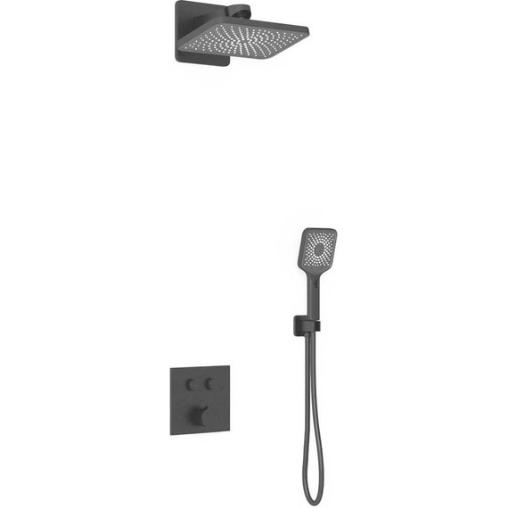 Душевая система для душа Vincea VSFW-421I4MB, чёрный матовый фото 2